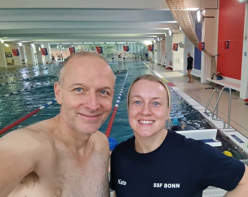 Schwimmtraining mit Kate, SSF Bonn