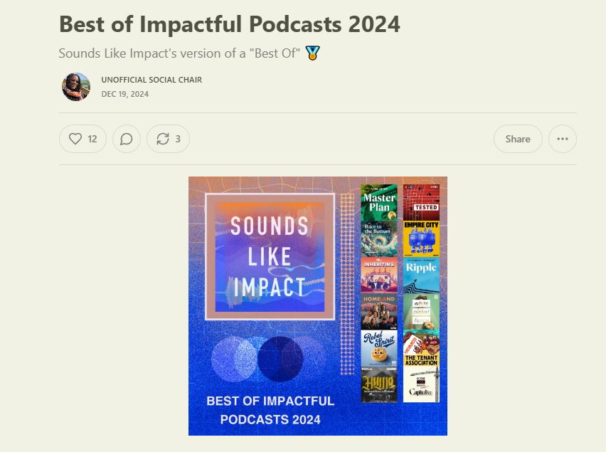 Best of Impactful Podcasts 2024